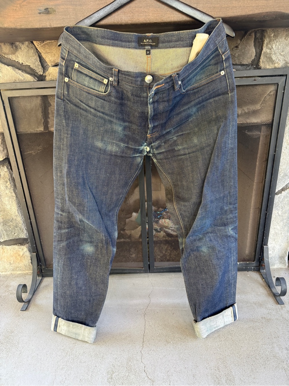 A.P.C. Petit New Standard Raw Selvedge Jeans – Size 31 – Beautiful Fades – Needs